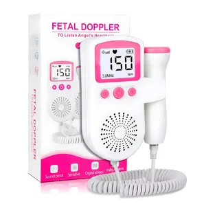TaffOmicron Deteksi Detak Jantung Janin Bayi Fetal Doppler JSL-T501 Ibu Hamil Household Fetal Doppler Baby Heartbeat Pocket Prenatal Detector Home Pregnant Heart Rate Monitor Detector Pulse Meter