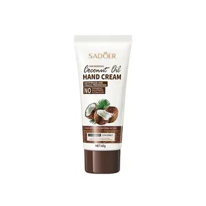 SADOER Krim Tangan Pelembab Kelapa Coconut Oil Krim Tangan Halus Anti Pengeringan-AL tidak lengket Perawatan Hand Mencerahkan Berminyak Kering
