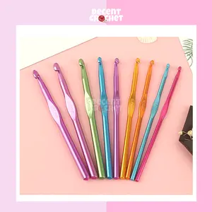 Jarum Rajut Crochet Hook Hakpen Rajut Alumuniun Satuan