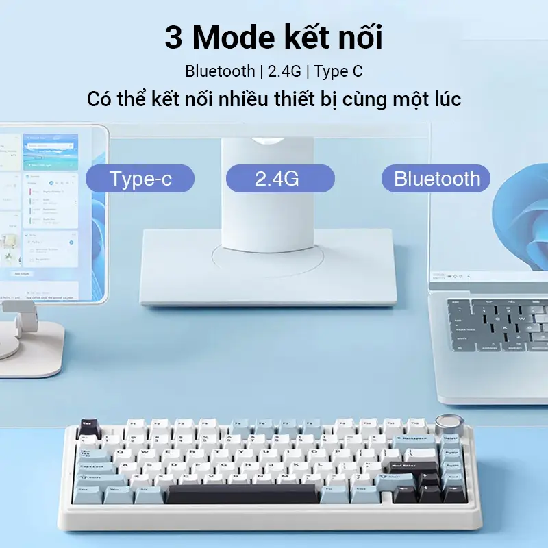 Bàn phím cơ AULA F75 - 3 Mode kết nối - Pin 4000 maH - Full key hotswappable - 75% Layout 80 Keys - Macro Driver - SW cao cấp - Phím PBT 2 màu - 5 lớp chống ồn cực êm - LED RGB 16 triệu màu - BH 12T T | BigBuy360 - bigbuy360.vn Bàn phím cơ AULA F75 - 3 Mode kết nối - Pin 4000 maH - Full key hotswappable - 75% Layout 80 Keys - Macro Driver - SW cao cấp - Phím PBT 2 màu - 5 lớp chống ồn cực êm - LED RGB 16 triệu màu - BH 12T T | BigBuy360 - bigbuy360.vn