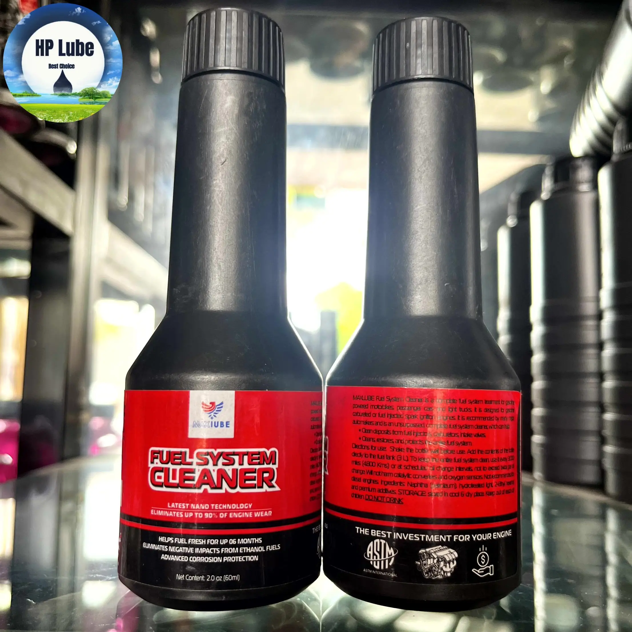 Combo 2 Chai Phụ Gia Xăng Súc Béc Xăng MaxLube USA, Vệ Sinh Kim Phun Chai 105ML - Made in USA Dầu Engine