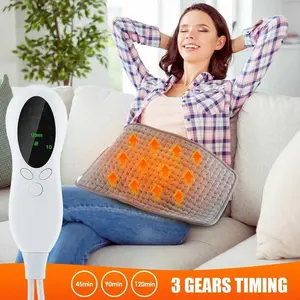 PASTSKY Selimut Pemanas Electric Heating Pad - Solusi Pegal dan Nyeri, Desain Velvet Berkualitas