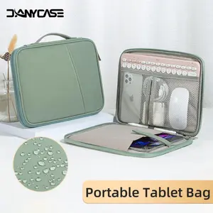 Handbag Case for iPad Samsung Xiaomi Lenovo redmi 11-13in Sleeve Bag Cover Fashion Shockproof Protective Pouch Multi Pockets Sleeve Shockproof Anti-Dust Multiple Storage Pockets Bag