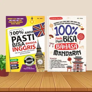 Buku Bahasa Inggris Mandarin - 100% Anda Pasti Bisa Bahasa Inggris - Mandarin