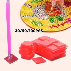 Alat Bantu Diamond Painting Wajib / Diamond Clay Dalam Jar / Untuk Ambil Dan Tempel Manik-Manik Kristal Anti Lengket Di Tangan Dapat Digunakan Berulang