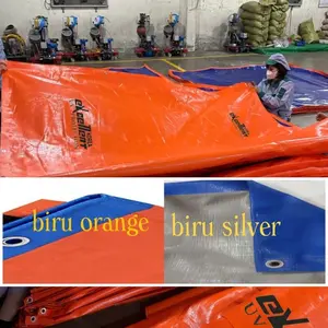 TERPAL  4x4 PE SUPER TEBAL murah tebal dan berkwalitas super bisa untuk jemuran, kolam, atap dll