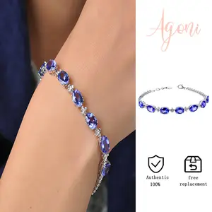 Gelang Safir Kreatif Dari Seri Permata Berwarna