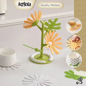 Angola Shop Tatakan Alas Silicone Meja Tahan Panas E46 / Alas Anti Panas Slip Panci / Piring / Gelas / Mangkuk / Wajan Serbaguna Tahan Panas Silikon