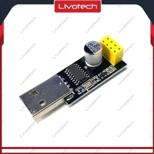 LIVO CH340 USB To ESP8266 ESP-01 Adapter Board Serial Wifi Programmer Module Wireless Communication