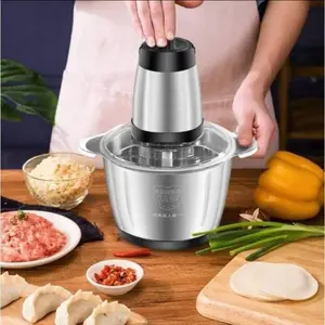 Blender Chopper Stainless Daging sayur buah Murah Blender Chopper penggiling daging serbaguna