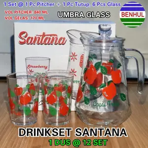 DRINKSET PITCHER 6 GELAS SET