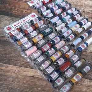 [1 rtg] benang jahit tangan manual butterfly warna isi 36 pcs