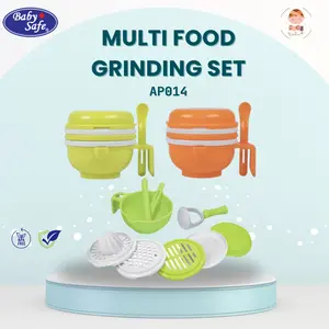 Baby Safe Multi Food Grinding Set |Penghalus makanan Bayi 9 in 1 AP014