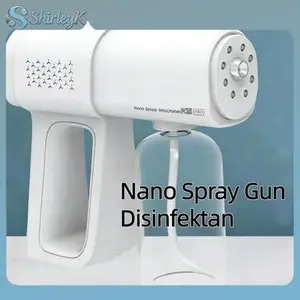 Nano Spray Gun / Alat Disinfektan Portable / Fogging Machine 800ml / Sinar UV & USB Rechargeable