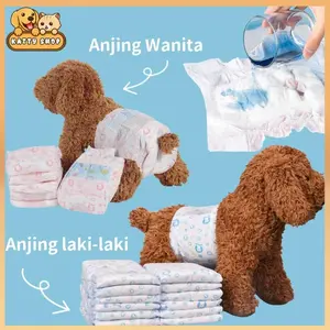Popok Kucing Anjing Homindo Pets Anjing Kucing - Diaper Anjing Kucing Size XXS-XL Jantan Betina