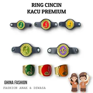 Pin Ring Cincin Kalep Kulit Kacu Hasduk Dasi Pramuka Premium