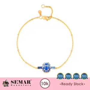 Gelang Emas Orola Serenity Emerald Bracelet Collection Gold 10K Semar Nusantara