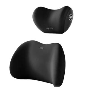 Car headrest and lumbar support pillow - Memory foam car seat neck pillow and back cushion, ergonomically designed for long-distance driving, universally compatible with all cars