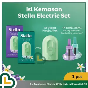 Stella Air Freshener Electric Set Alat Atau Refill Parfum Pengharum Ruangan Elektrik