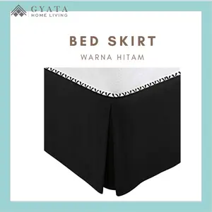 Bedskirt 120x200 Bahan Katun model Full Cover- Rok Kolong ranjang - Rok Dipan