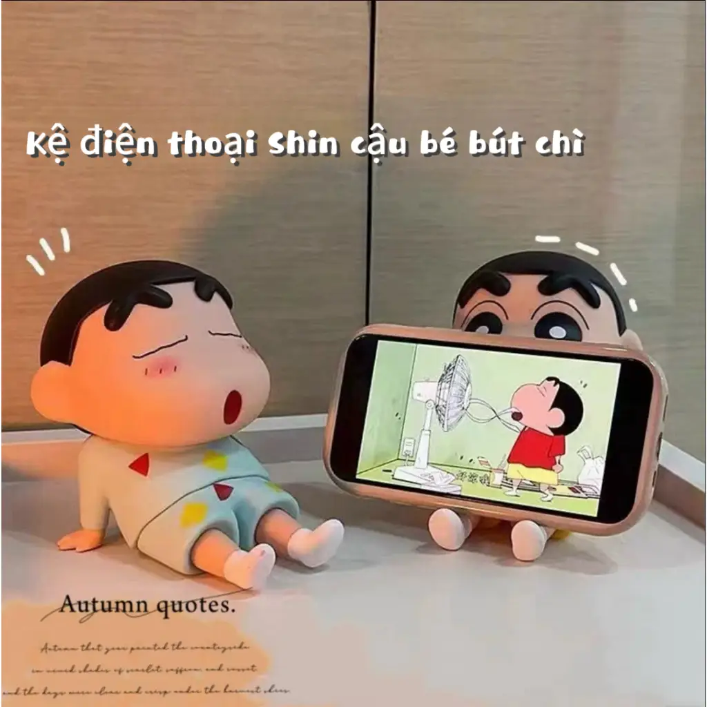 YUFONGS Crayon Shin-chan giá đỡ điện thoại 1014 Vinyl 5cm Trung Quốc