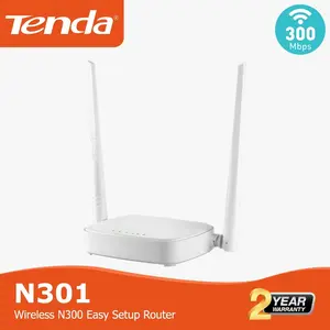 Tenda N301 Router Wiresless WiFi 300Mbps 2 Antena T3 AAAA