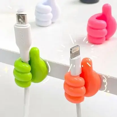 [COMBO 10] x Móc treo giữ dây cáp sạc dây tai nghe hình bàn tay độc đáo