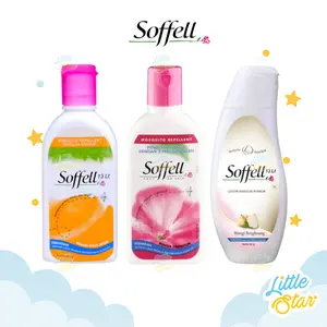 Soffell Lotion Anti Nyamuk Botol 60gr Melindungi Kulit Varian Geranium Jeruk Apel Bengkoang