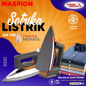 SETRIKA LISTRIK MASPION HA-110